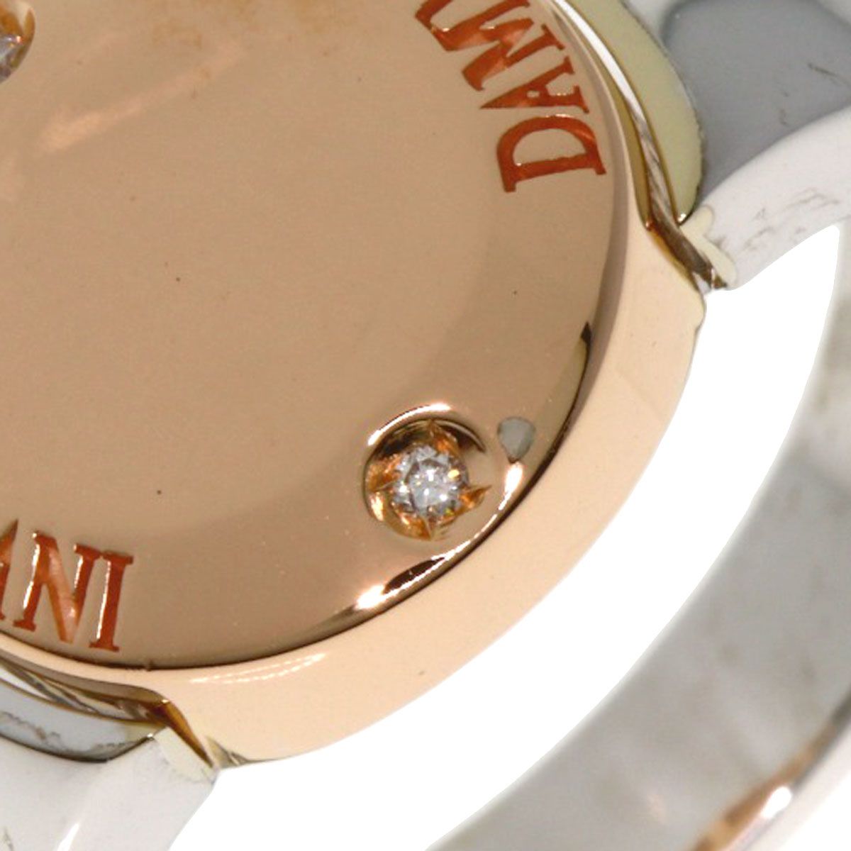 Damiani ダミアーニ ブラゾーニ 2P ダイヤモンド リング・指輪 K18WG  