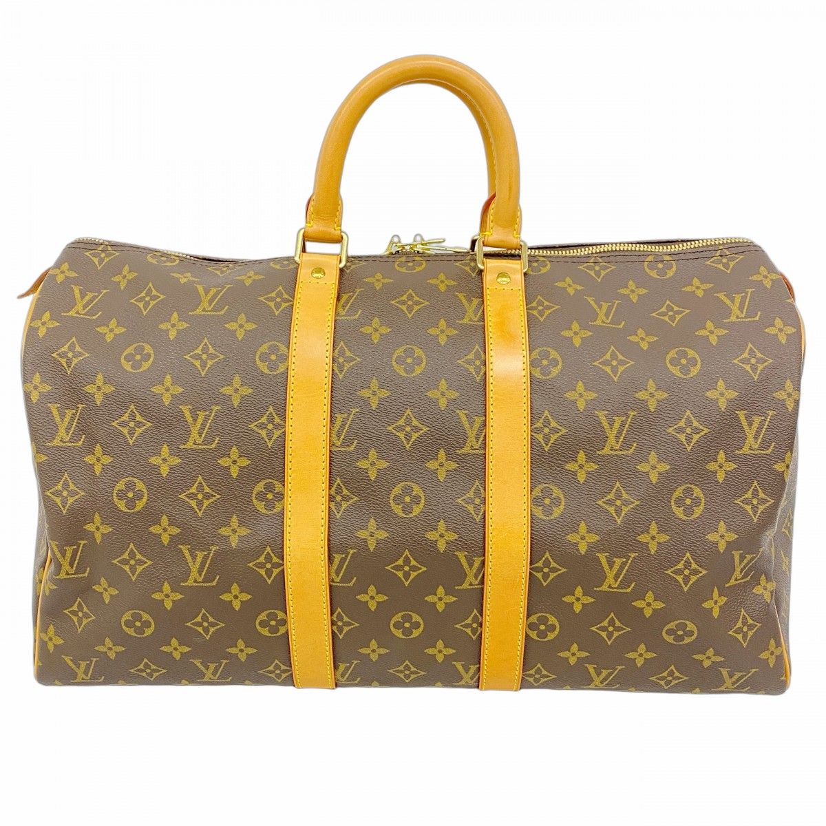 5ma0249-h ルイヴィトン ボストンバッグ モノグラム キーポル45 M41428 ブラウン レディース