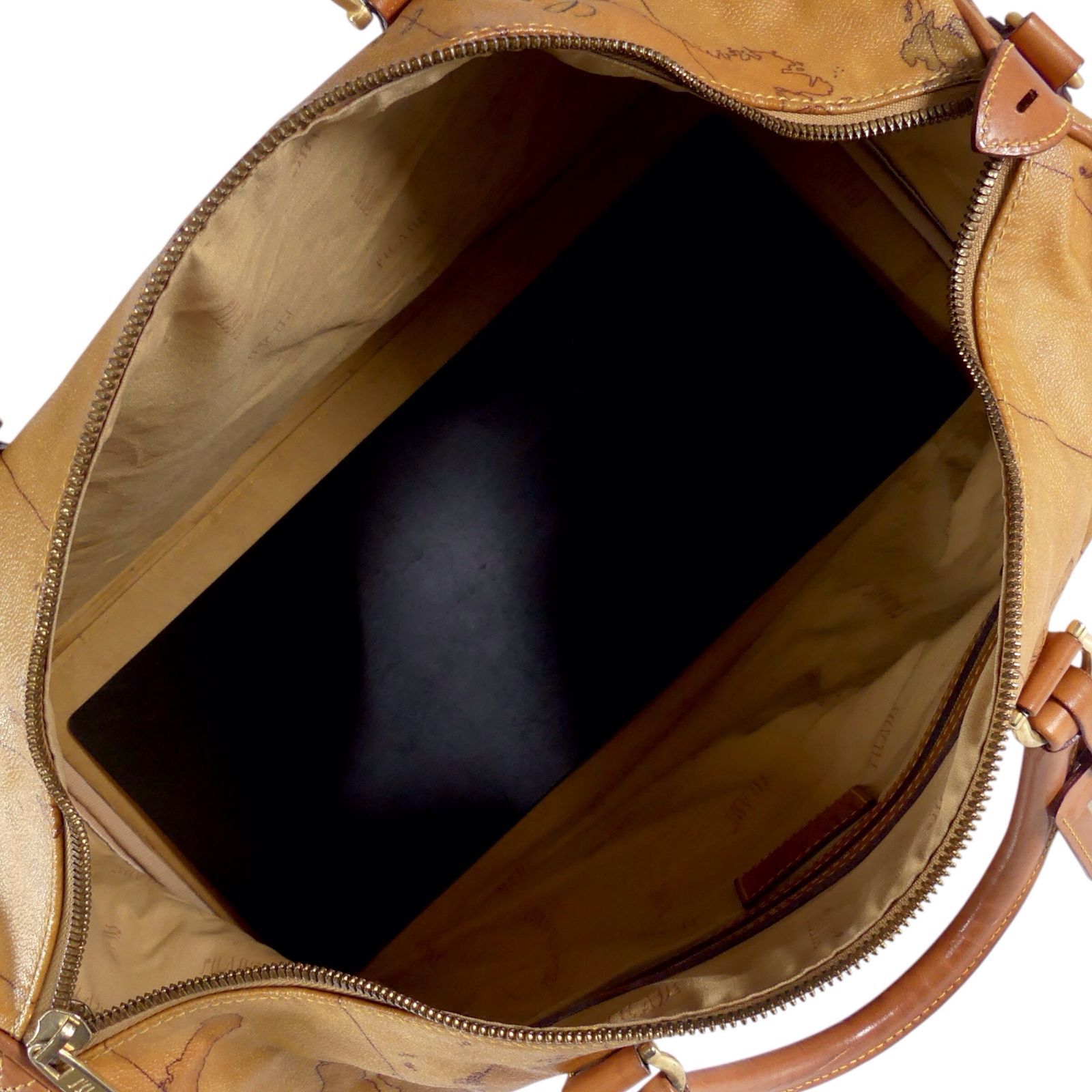 イタリア製 PRIMA CLASSE プリマクラッセボストンバッグ 旅行 地図柄