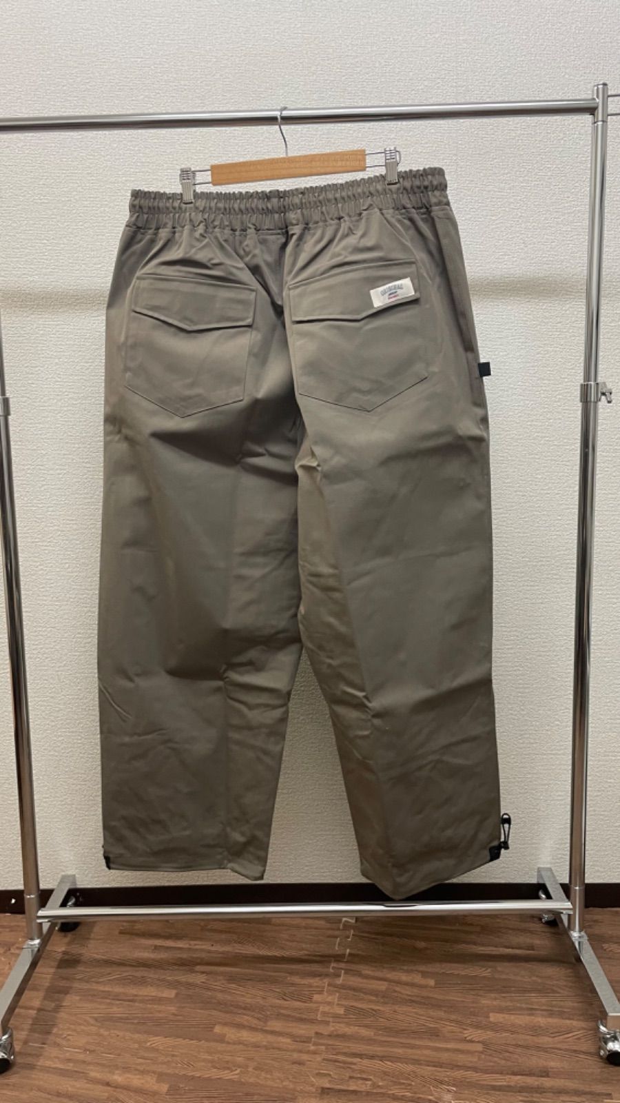 24-25 BSRABBIT LOGO COTTON SUPER WIDE VENTILATION PANTS BROWN