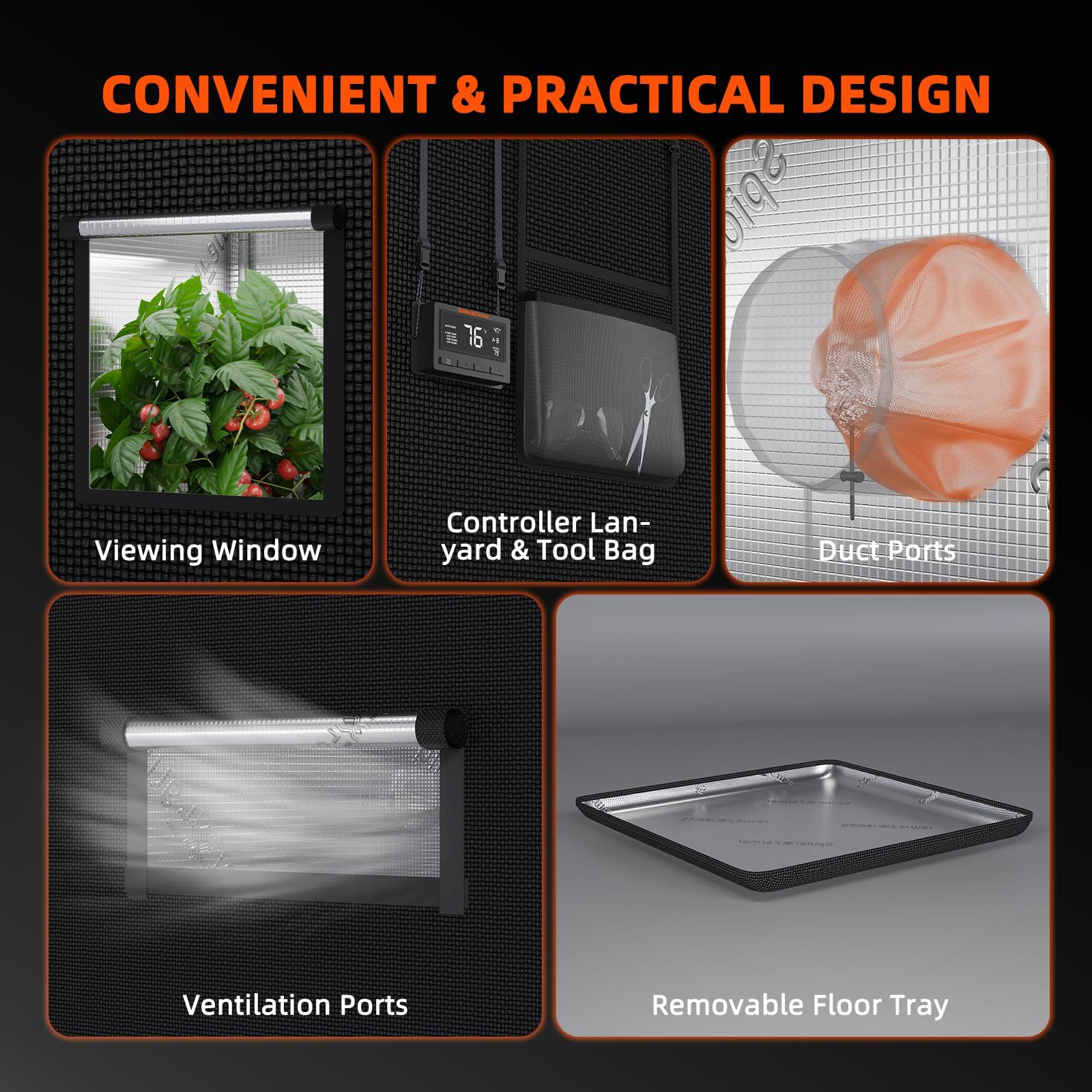 120x60x150cm グロウテント