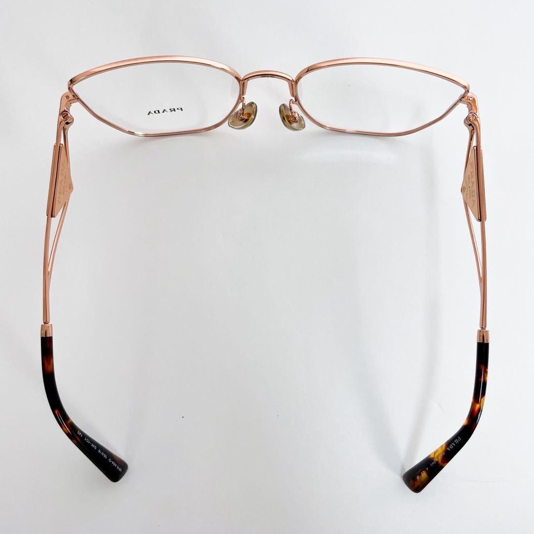 HANA　PRADA 度無し メガネ 完品セット PRADA 訳あり 店頭展示品/外箱なし プラダ メガネ フレーム 国内