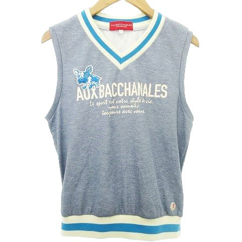 美品 オーバカナル AUX BACCHANALES ベスト プルオーバー Vネック