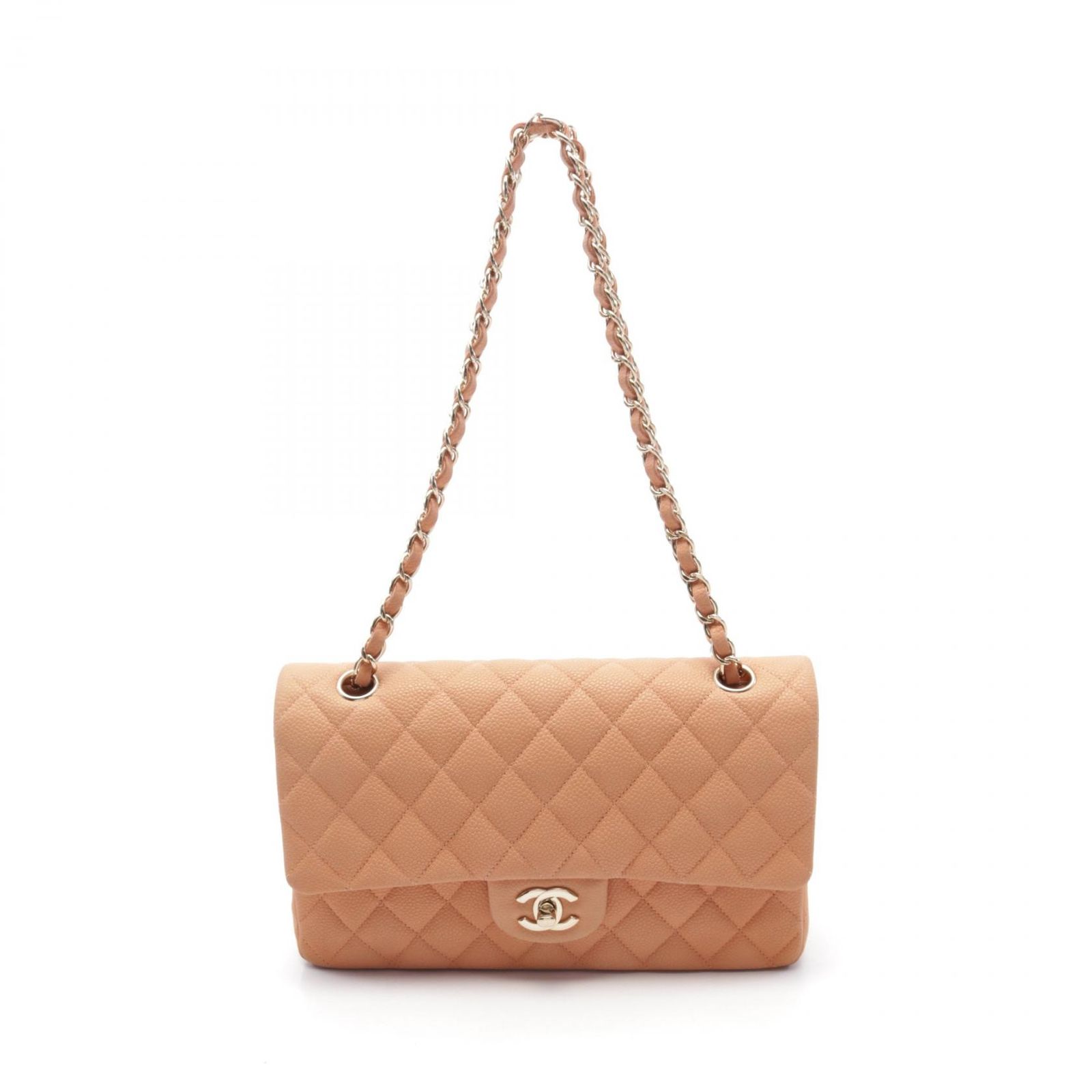 シャネル CHANEL ショルダーバッグ マトラッセ Wフラップ A01112  