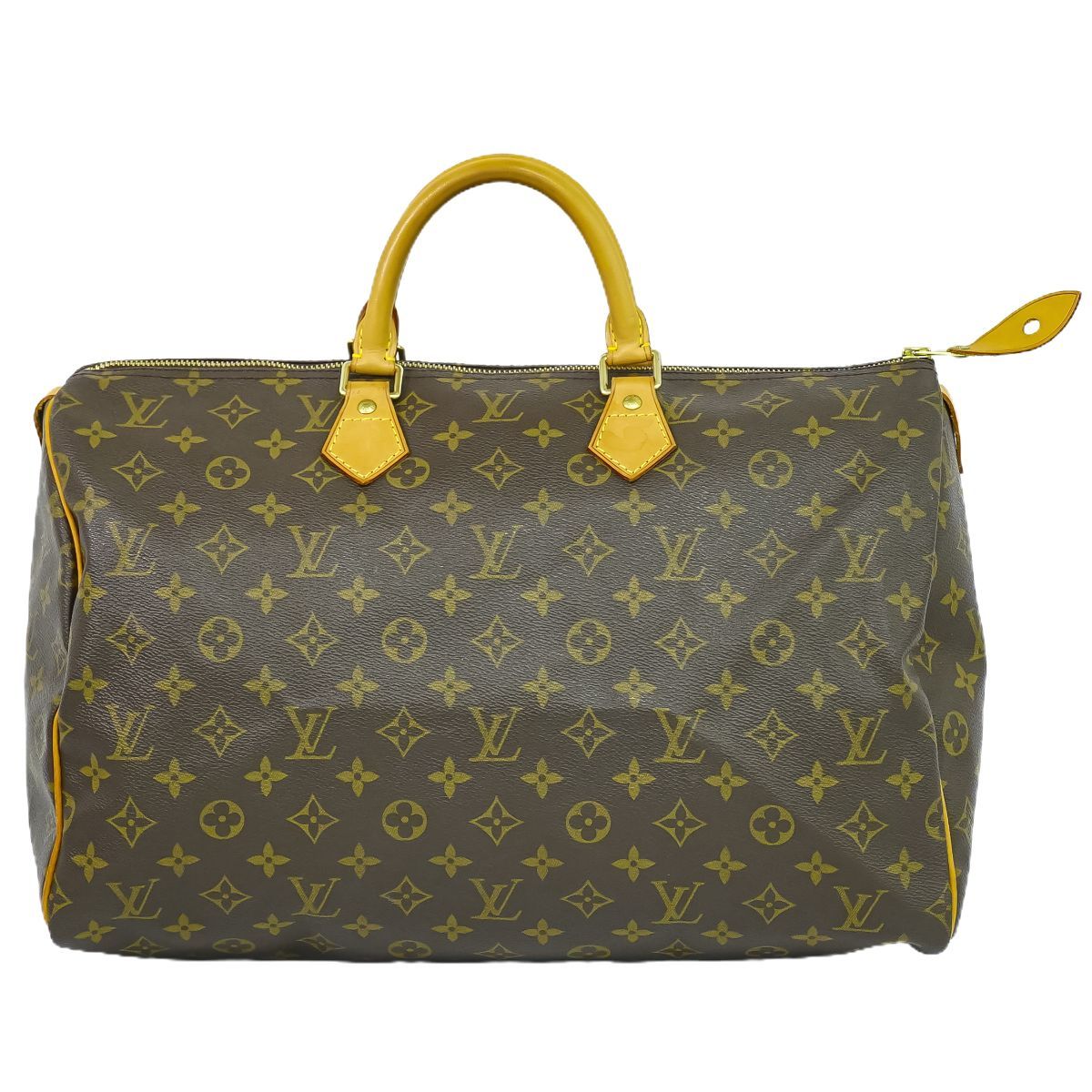 本物 ルイヴィトン LOUIS VUITTON LV 旧型 スピーディ 40 モノグラム ハンドバッグ ボストンバッグ ブラウン M41522 Speedy ビトン バッグ  【フォロー割】