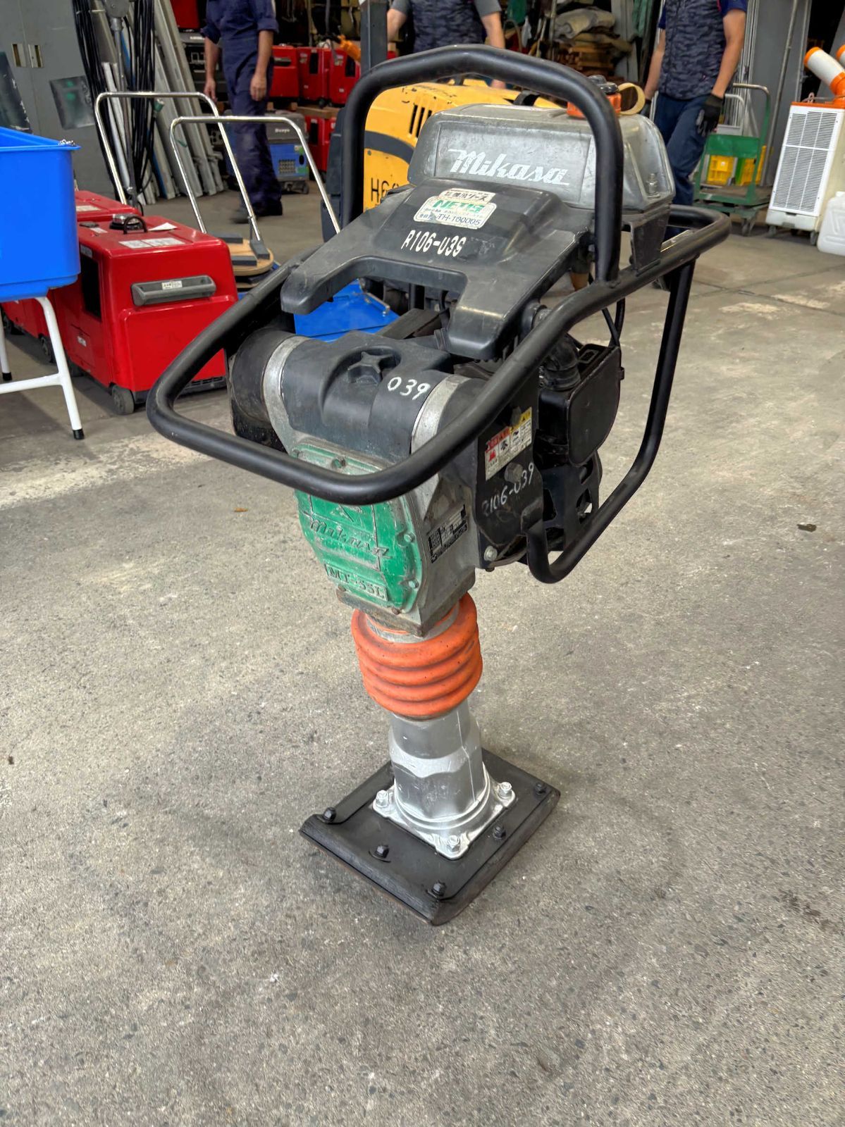 ラスト１台 タンピングランマー 60kgクラス 三笠産業 MT-55L ランマー 鳴浜リース