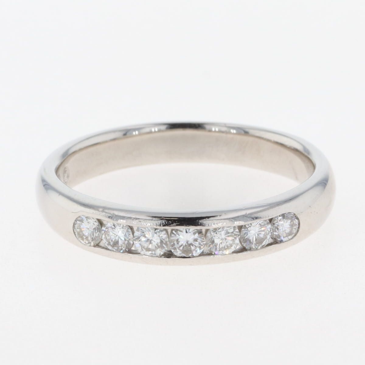 メレダイヤ デザインリング プラチナ 指輪 リング 17.5号 Pt900  