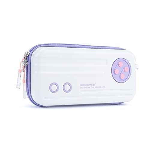 ピンクとパープル GeekShare Switchケース Nintendon switch対応 ケース スイッチ収納ケース ニンテンドースイッチケース joycon HDMIケーブル イヤホン小物入れ 大容量収納ケース防水防汚 耐衝撃 全面