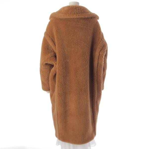 マックスマーラ キャメル×シルク テディベア アイコンコート