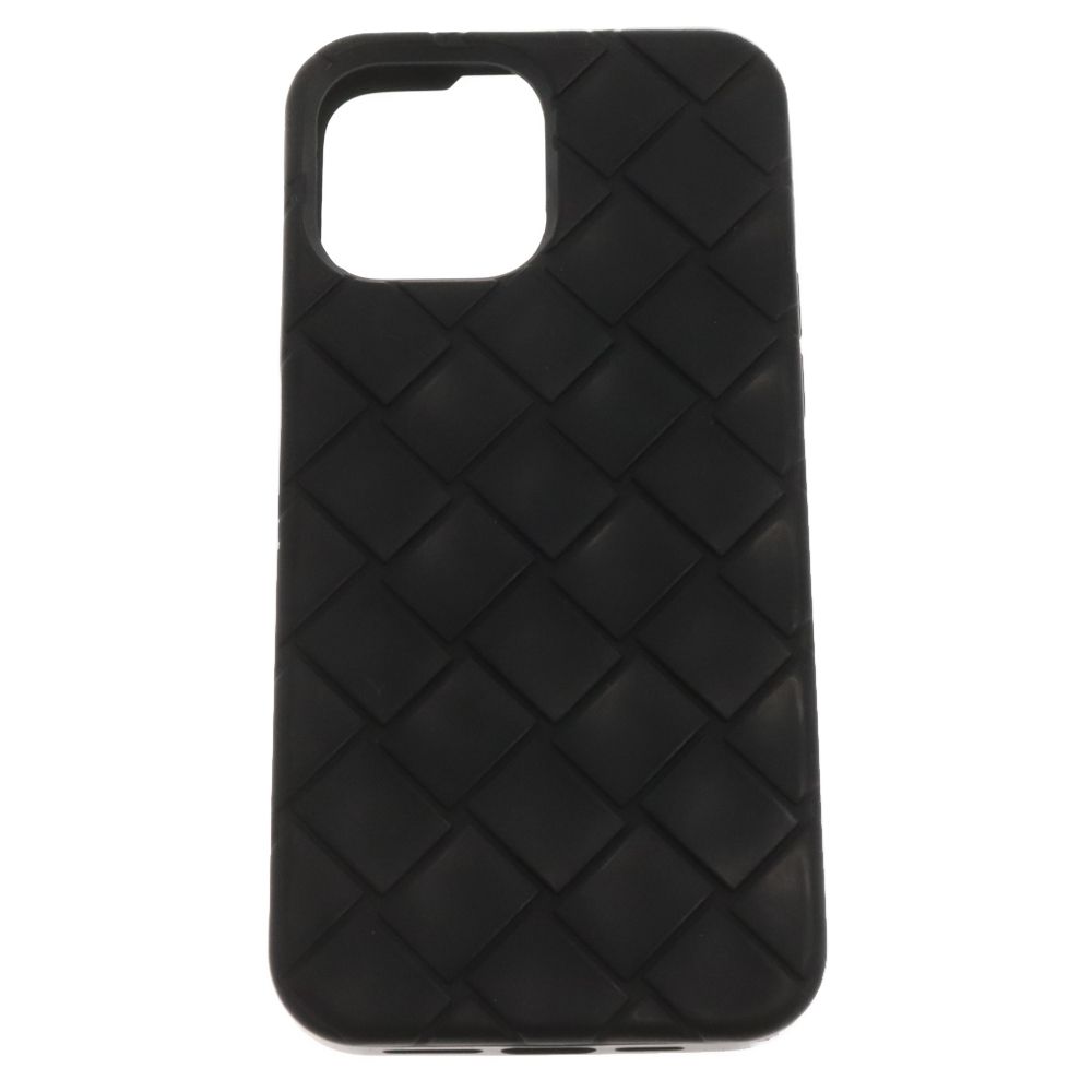 BOTTEGA VENETA ボッテガヴェネタ イントレチャート ラバーシリコン iPhone 14 Pro Max スマホケース ブラック