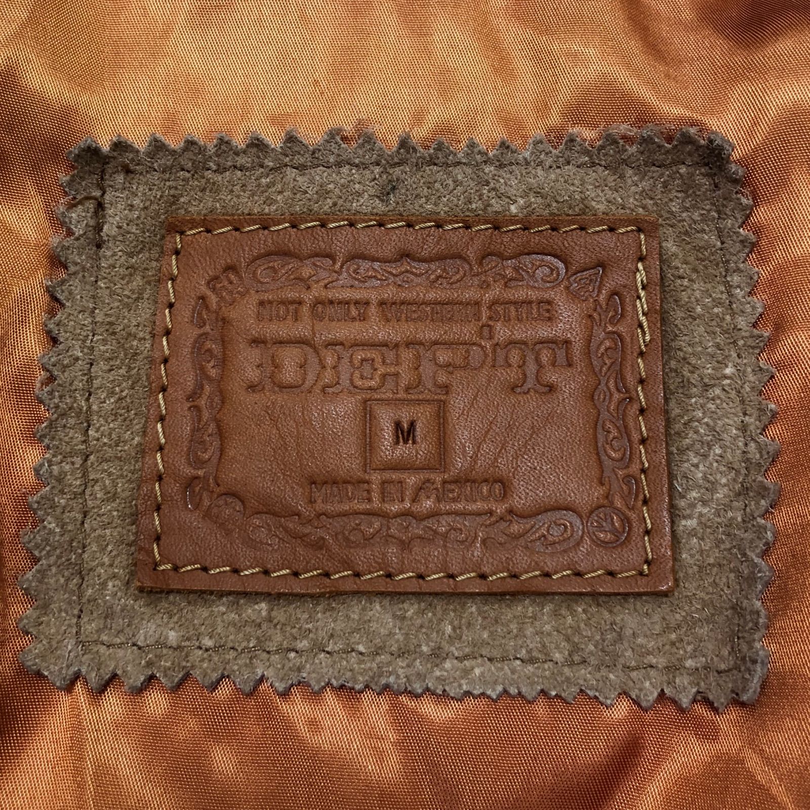 DEP'T メキシコ製 レザージャケット ウエスタンジャケット フリンジ