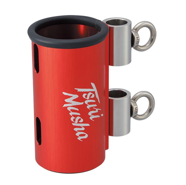 釣武者 ロッドホルダー WL ダブルロック レッド 釣具