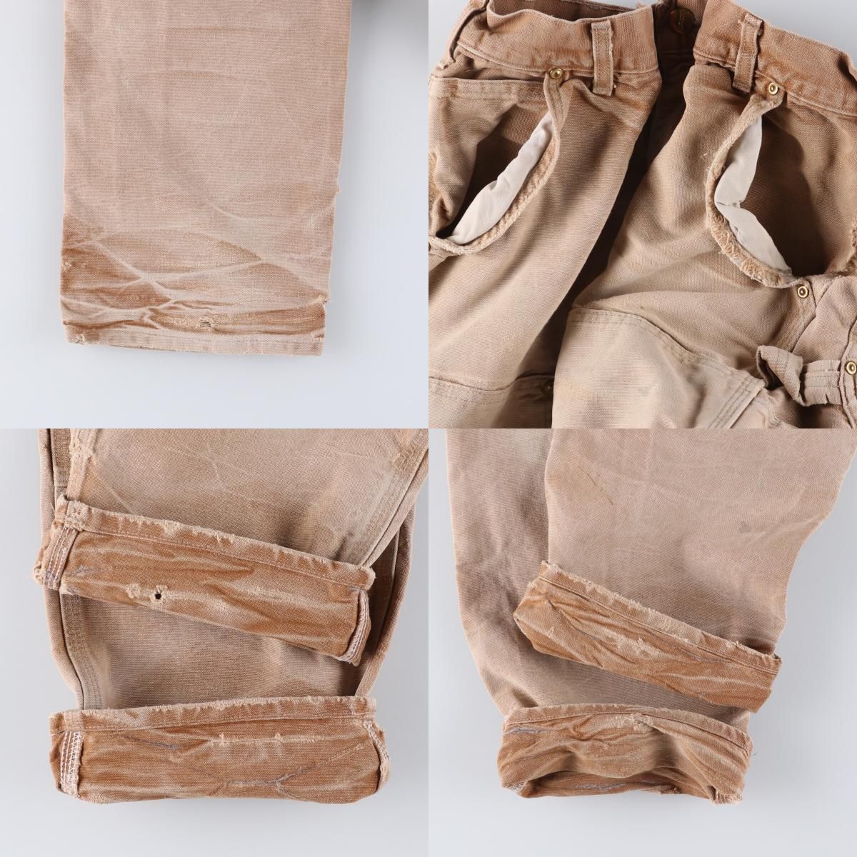 古着USA製 カーハート ダブルニー ダック ペインターパンツ 古着 カーハート Carhartt ダブルニー ダックペインターパンツ