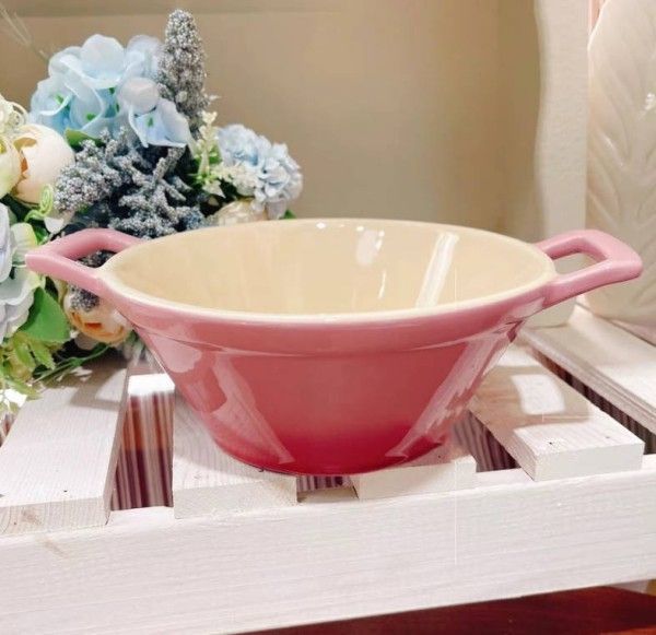 ル・クルーゼ スナックボール 4点セット ピンク 赤 パープル クール