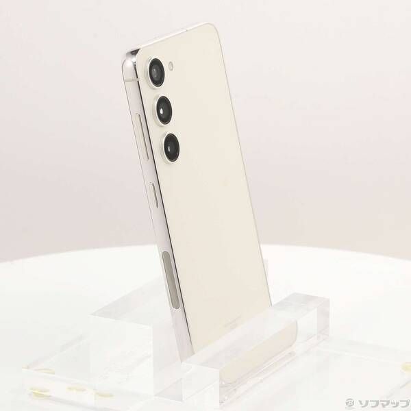 中古品〕 Galaxy S23 256GB クリーム SCG19 au SIMフリー【368