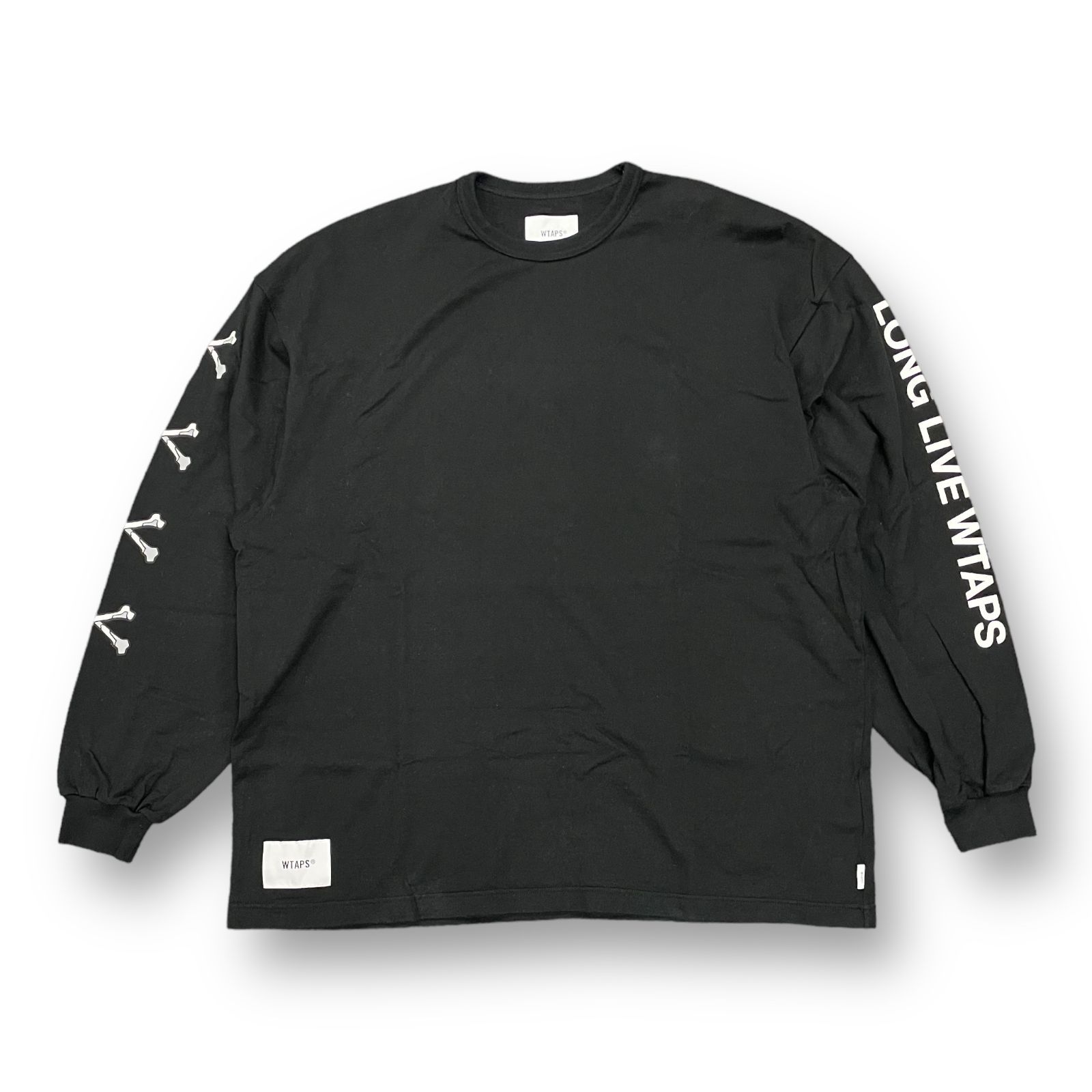 美品WTAPS 22AW 222ATDT-CSM12 OD サイズ02(M) WTAPS 22AW LXLXW / LS / COTTON 222ATDT-CSM12 プリント カットソー T