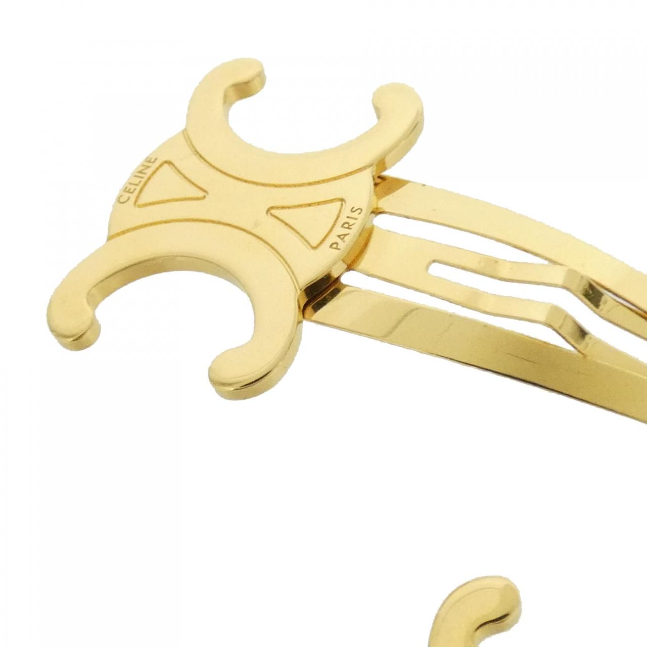 セリーヌ CELINE ラージ アイボリー　ヘアクリップ　ヘアピン CELINE セリーヌ ヘアクリップ Large Snap Hair Clip ラージ