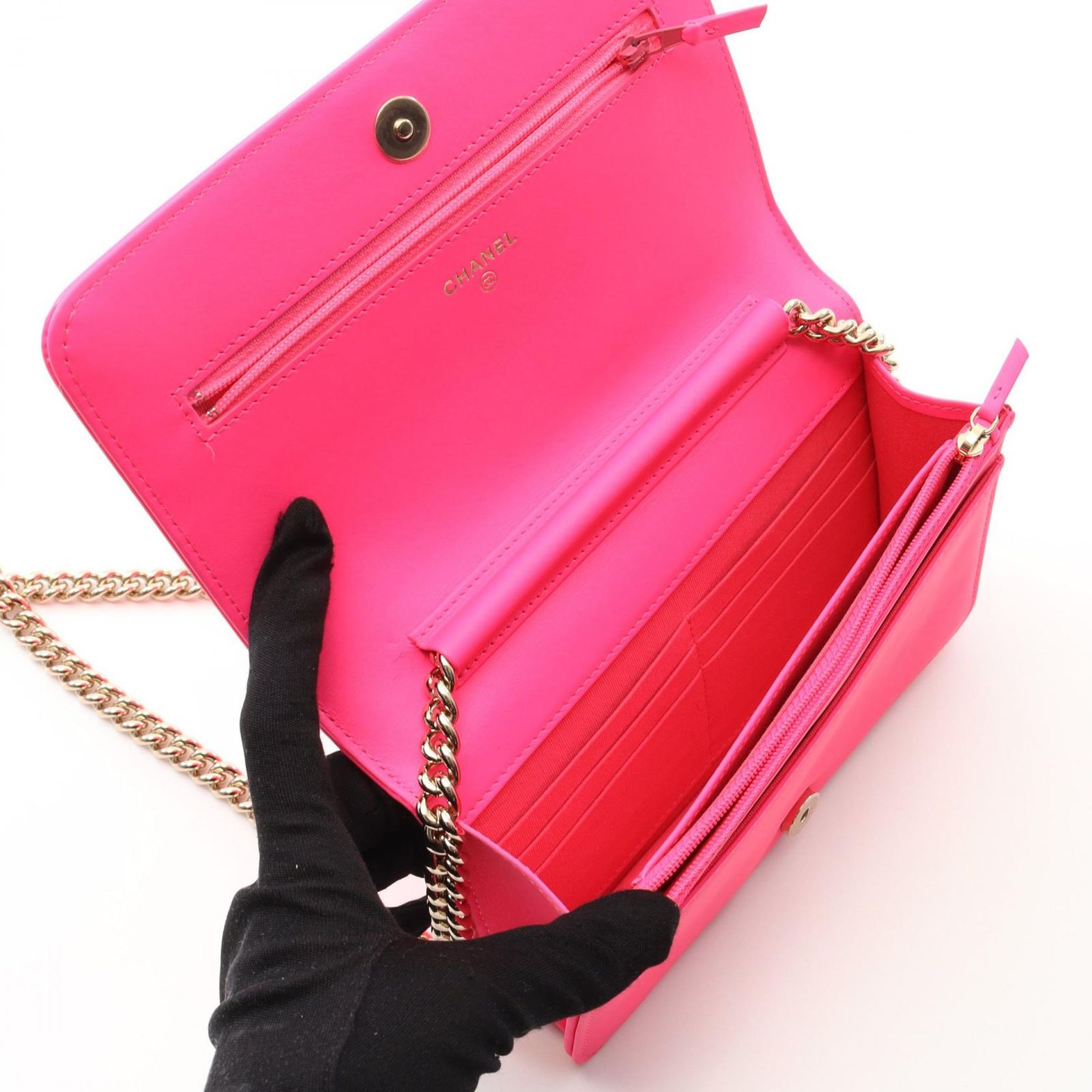 シャネル CHANEL ショルダーバッグ ボーイシャネル Vステッチ A81969 