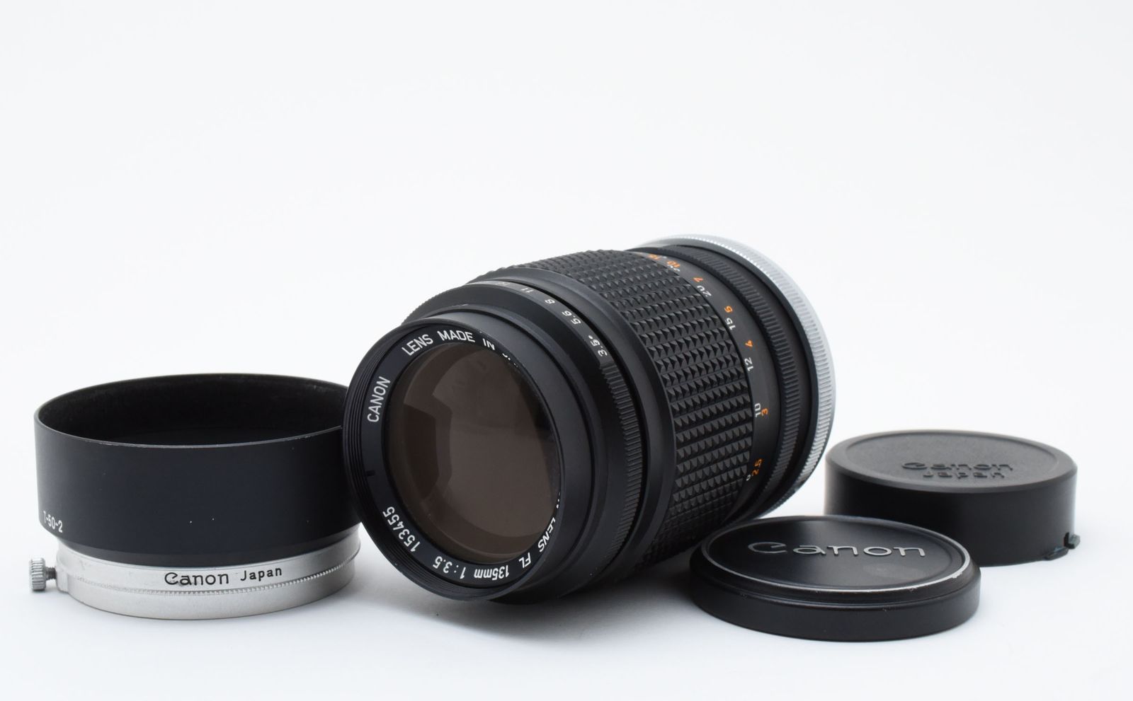 キャノン　FL135mmF2.5（マニュアルフォーカス）ビンテージ品 CANON FL 135mm F2.5 ¥7,800（中古 FL・FD・NFDマウント