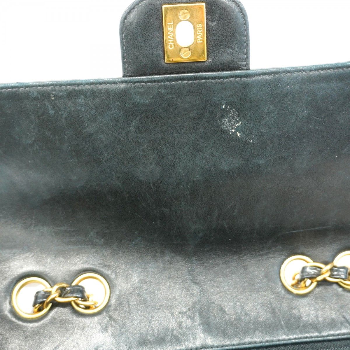 5cd4354】シャネル ショルダーバッグ マトラッセ パテントレザー  