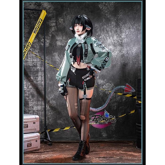 ハロウィン 五次元 基萌 ゼンレスゾーンゼロ コスプレ ジェーン ドゥ 衣装 ウィッグ 靴 追加 BJ0923ML03 ハロウィン