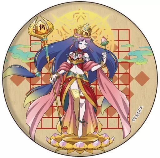 妖怪ウォッチ ぷにぷに ピンバッジ ver.4 中古】バッジ・ピンズ 大王角行 ツクヨミ 「妖怪ウォッチ ぷにぷに 缶