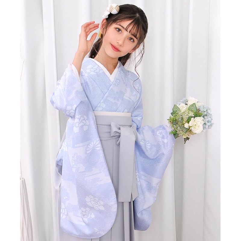 KYOETSU 袴4点セット （袴 卒業式 小学生 (袴4点セット CCM D