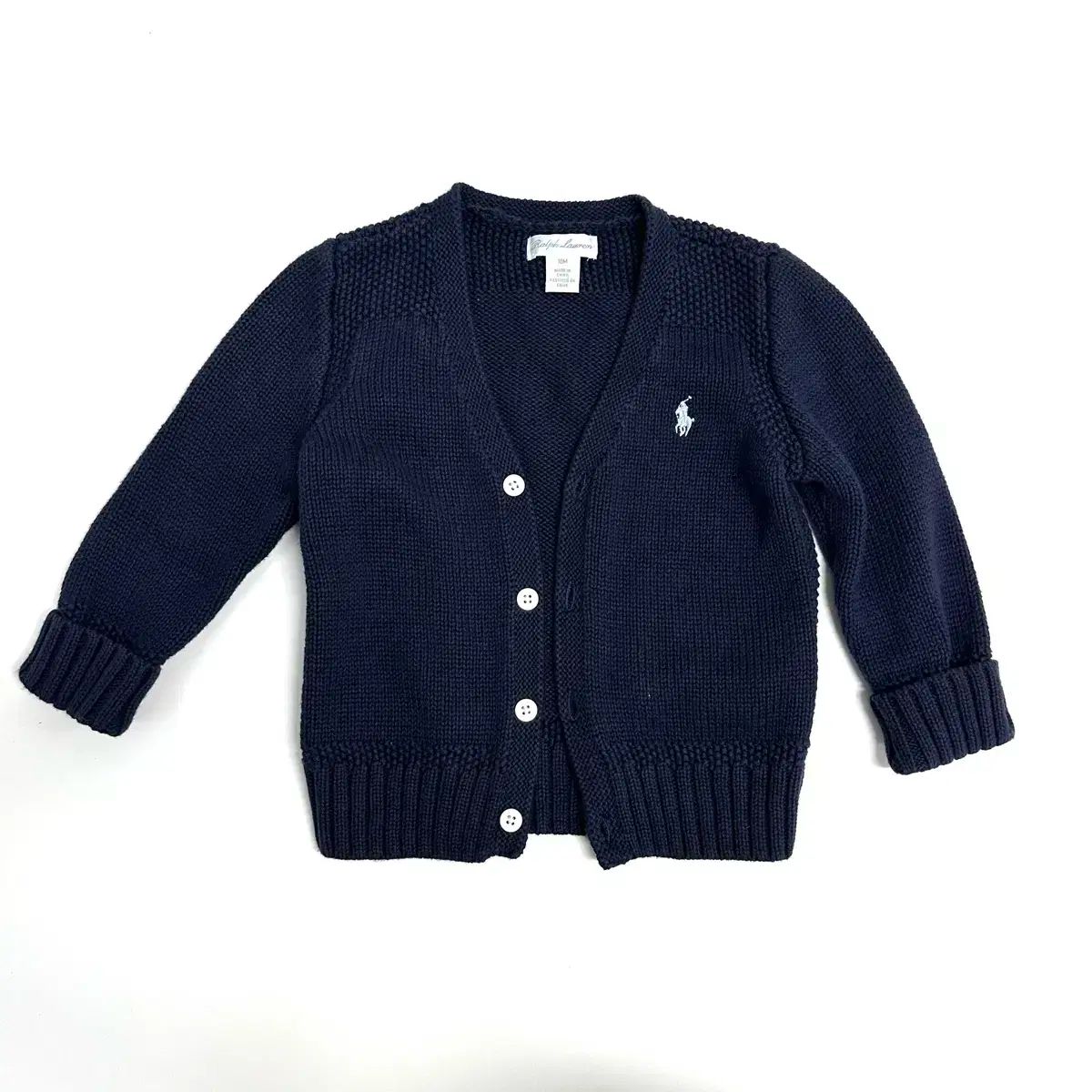 ポロ 18m コットン カーディガン