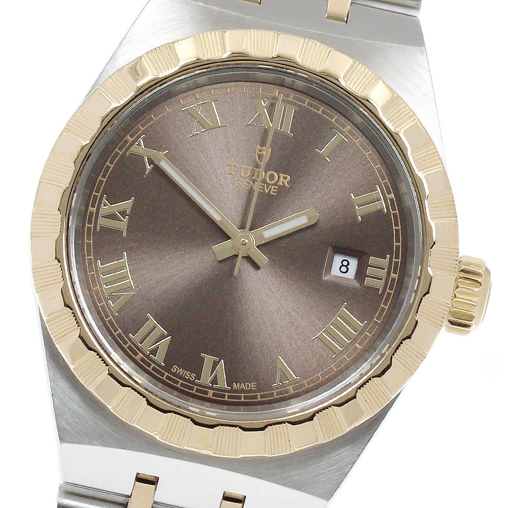 チュードル TUDOR 28303 ロイヤル デイト YGコンビ 自動巻き  