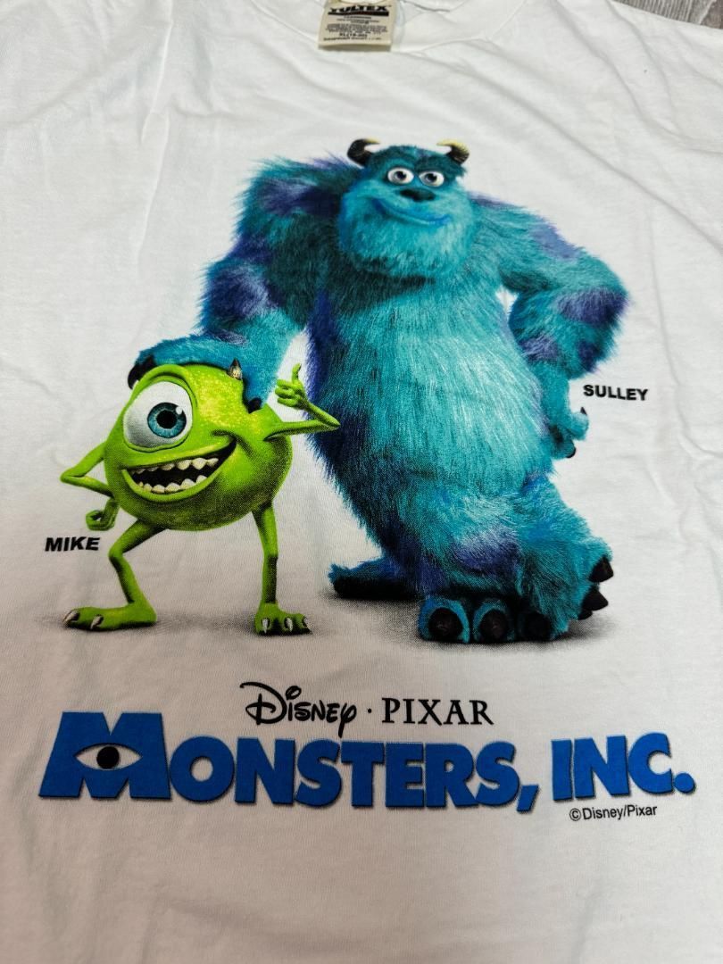 00s MONSTERS INC Tシャツ モンスターズインク XLサイズ Disney