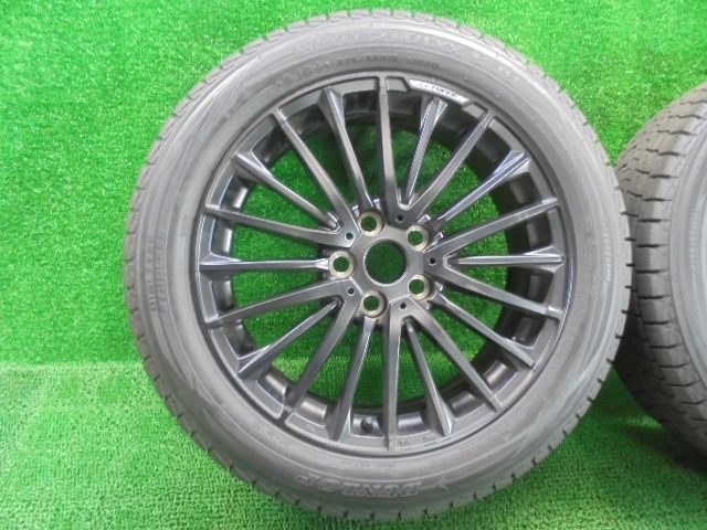 5FP124 BBC バリ山 製 225 55R19 ウインターマックスSJ8 スタッドレス アルミホイールセット 40系アルベル