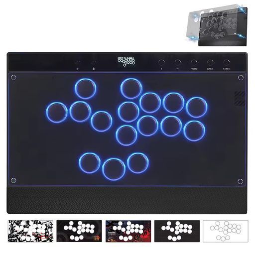 Haute42レバーレスアケコンレバーレスコントローラーC16ブラック「自由