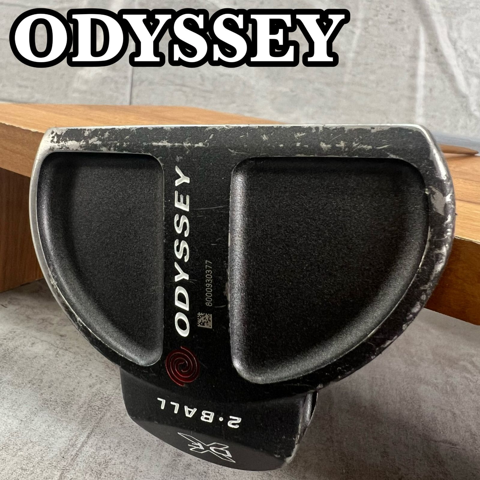 オデッセイ　2ボール　メンズゴルフパター　スチール　右利き用　PT　ネオマレット型　約33.1インチ　約498g　ODYSSEY　X　DF　2･BALL オデッセイ 2ボール メンズゴルフパター スチール 右利き用 PT