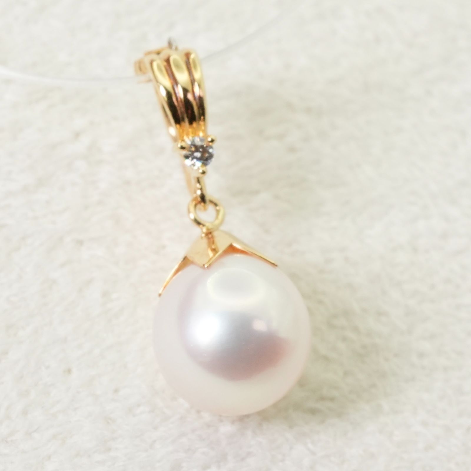 K18 真珠 パール ネックレス 4g 18金 ペンダント K18 真珠 パール ネックレス 4g 18金 ペンダント DEVAS ペンダント