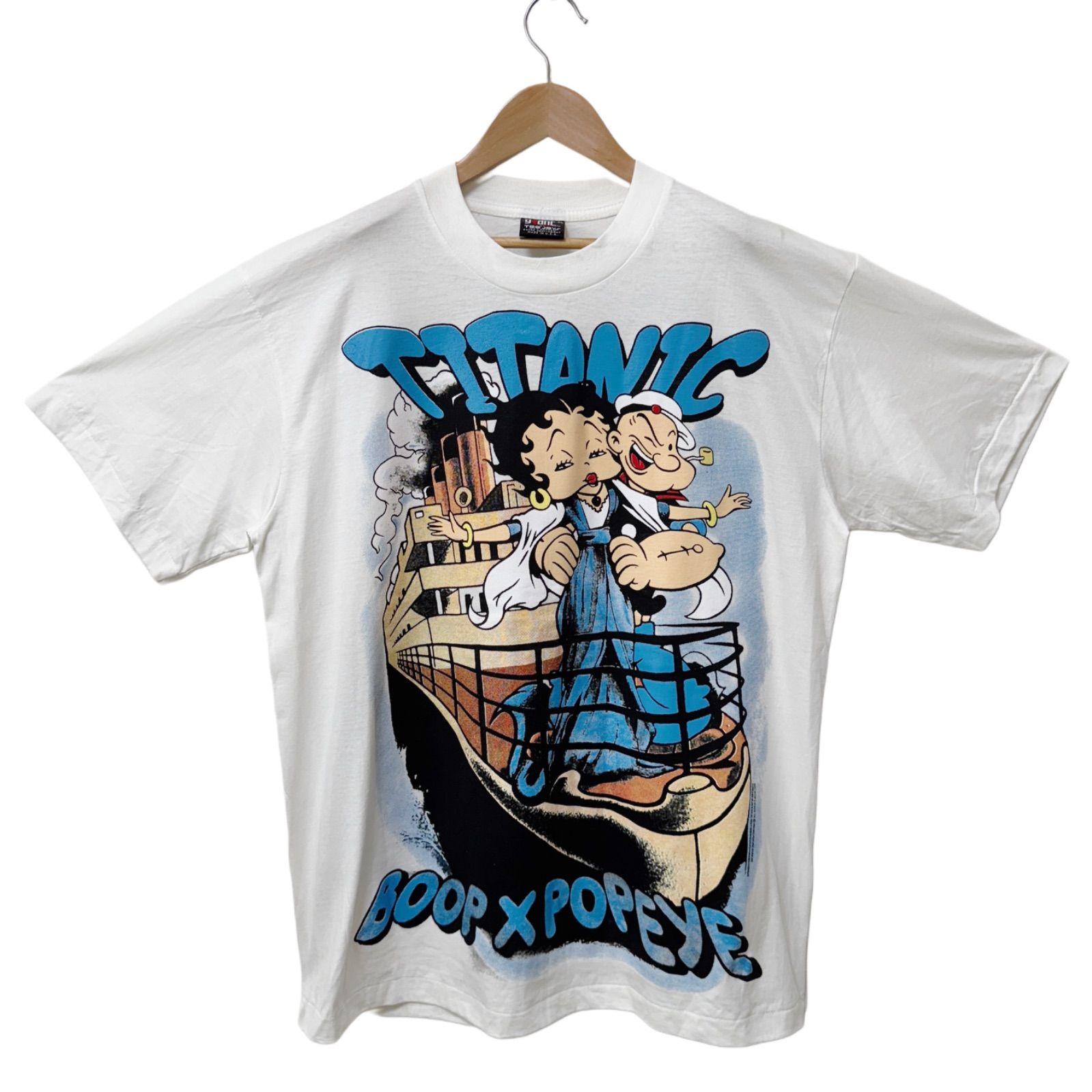 ベティちゃん Tシャツ XLサイズ ホワイト ポパイ タイタニック