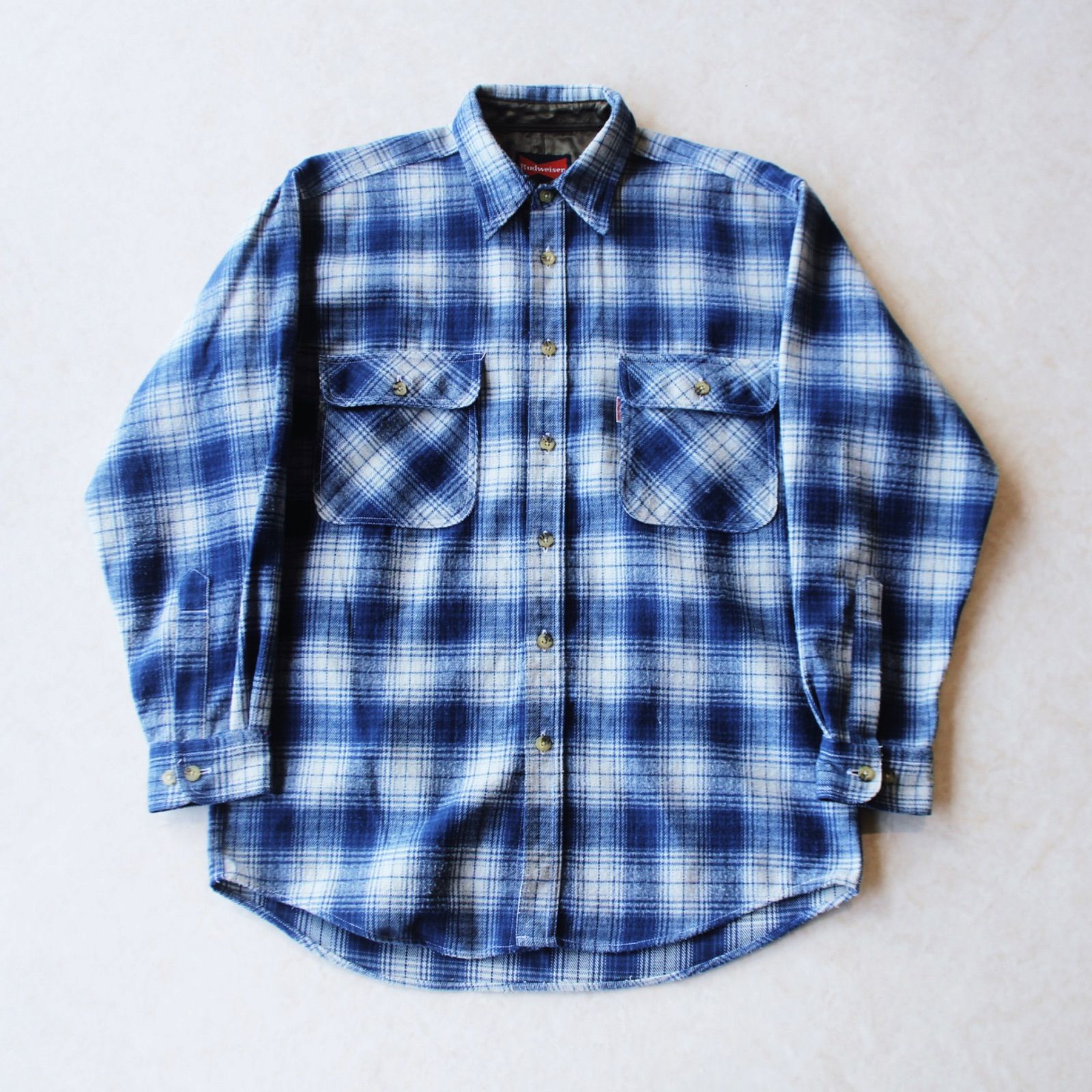 Budweiser acrylic check shirt