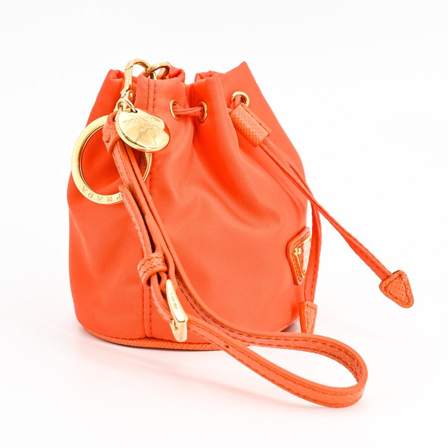 [PRADA] ミニアイコン Re-Nylon バッグチャーム / 1TT202 Black Mini Icon Re-Nylon bag charm | PRADA