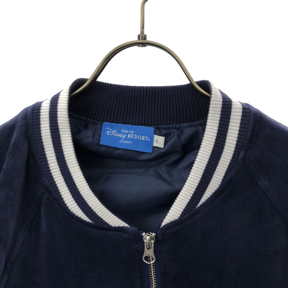 ★【美品】L size ディズニー　ムーラン　スカジャン　ネイビー★ 東京ディズニーリゾート ムーラン ムーシュー スカジャン L