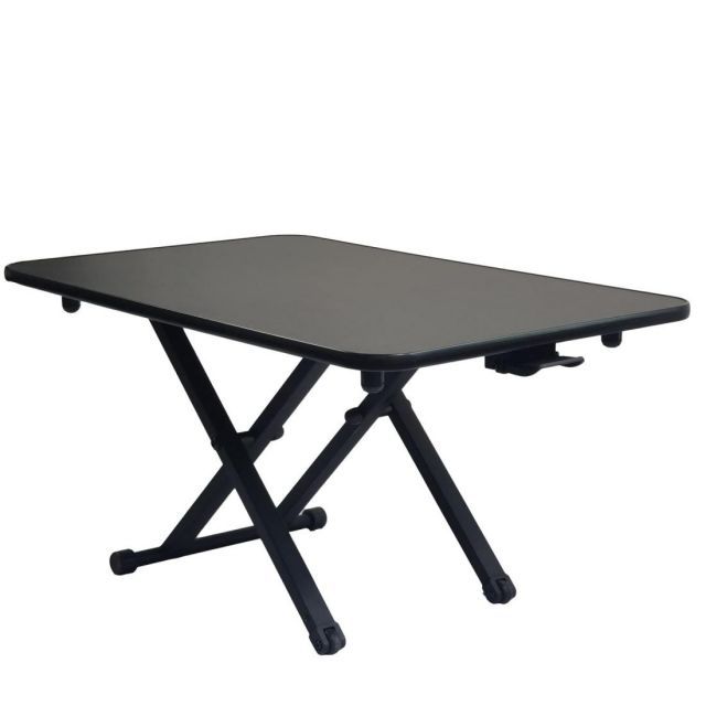 RELAXWORK スタンディングデスク ガス圧式無段階高さ調整卓上 折りたたみデスク リフティングテーブル 持ち運び 座位 立位両用 上下昇降式ワークデスク幅78.5×52cm 高さ調整範囲 5.5 41cmローテブル