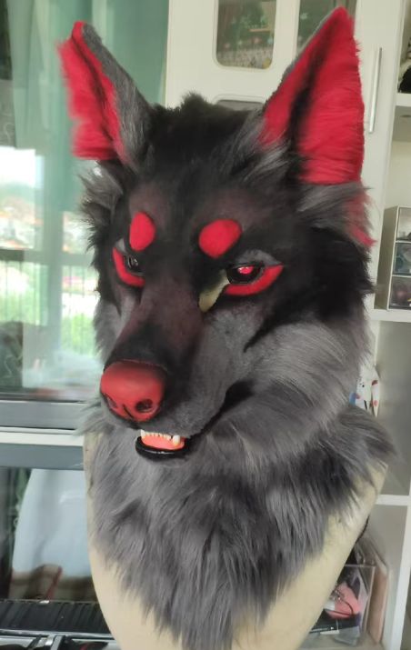 オオカミ 狼 着ぐるみ ケモノ ファースーツ コスプレ コスチューム