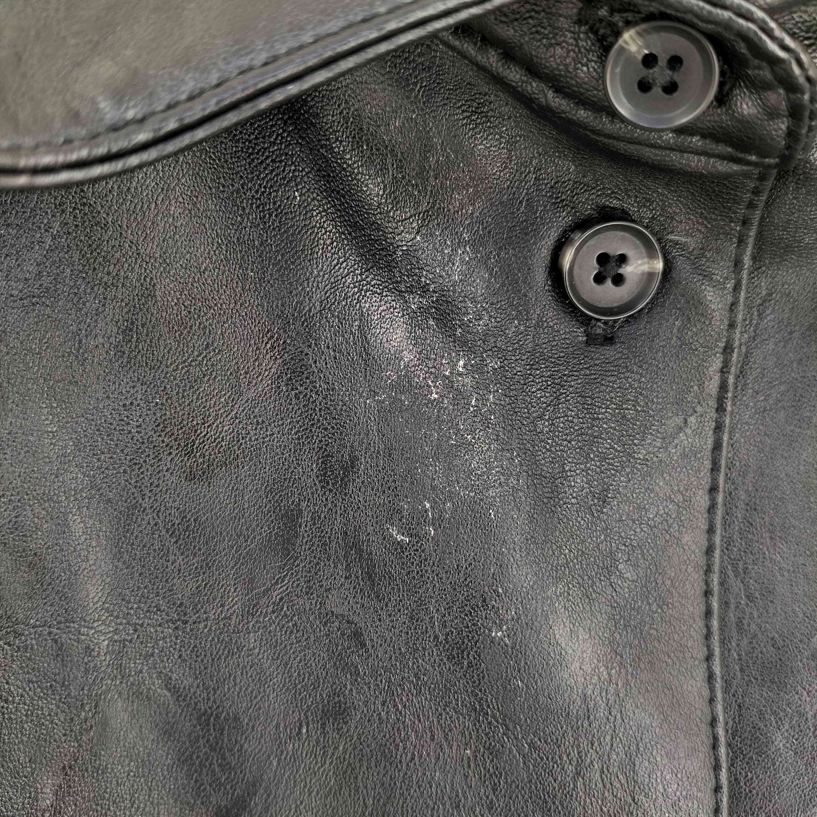 すす　OHOTORO Leather Shirt Jacket レザー オオトロ OHOTORO Leather Shirt Jacket レディース FREE - メルカリ