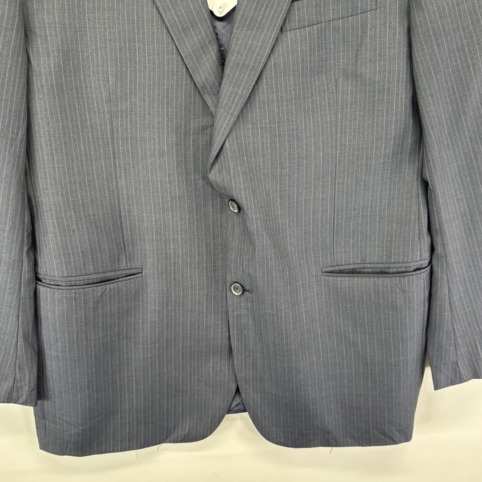 大きいサイズ★ブルックスブラザーズ ストライプ テーラード ジャケット N314 古着 ブルックスブラザーズ Brooks Brothers USA製 テーラード