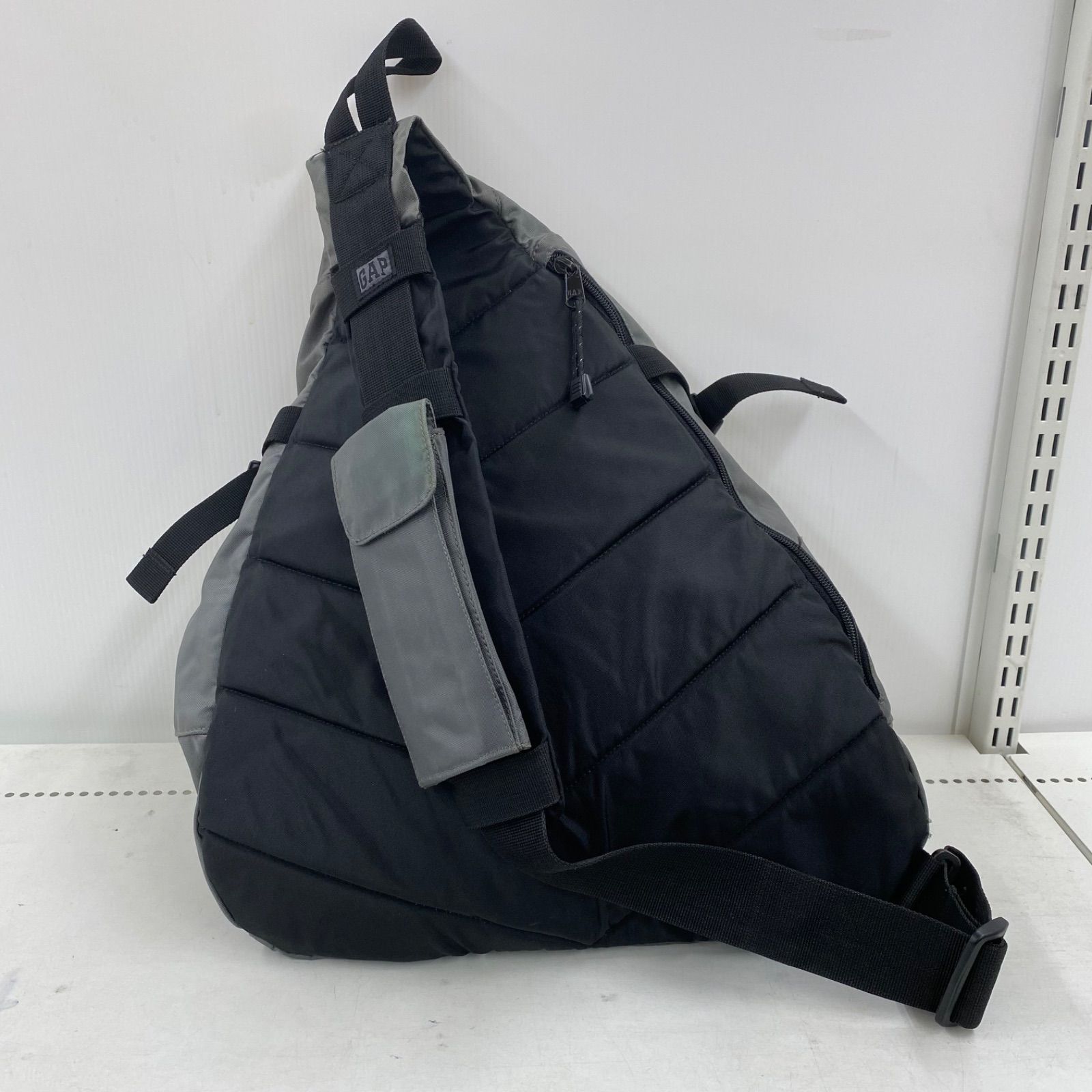 old gap ナイロン ミニ ショルダーバック ブラック y2k テック