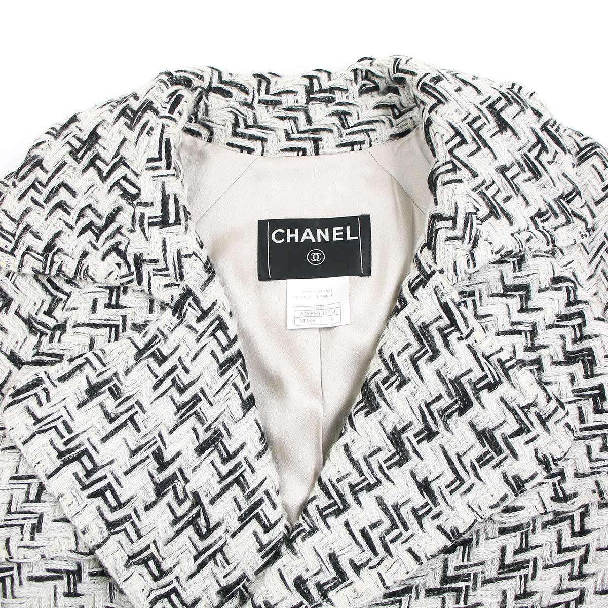 CHANEL シャネル 2006AW ビジューココボタンツイードダブルジャケット