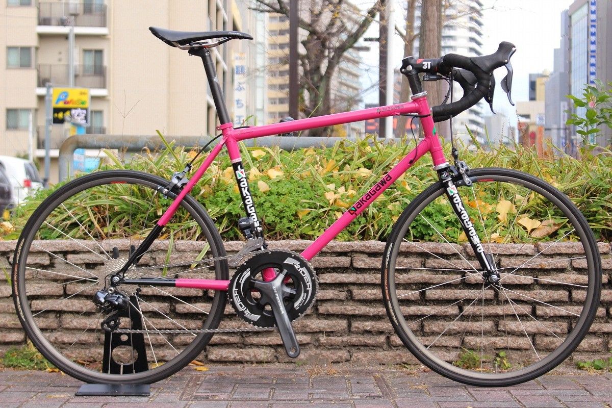 Nakagawa ロードバイクフレーム ピンク/ホワイト Nakagawa ロードバイクフレーム ピンク/ホワイト TOP│Nakagawa
