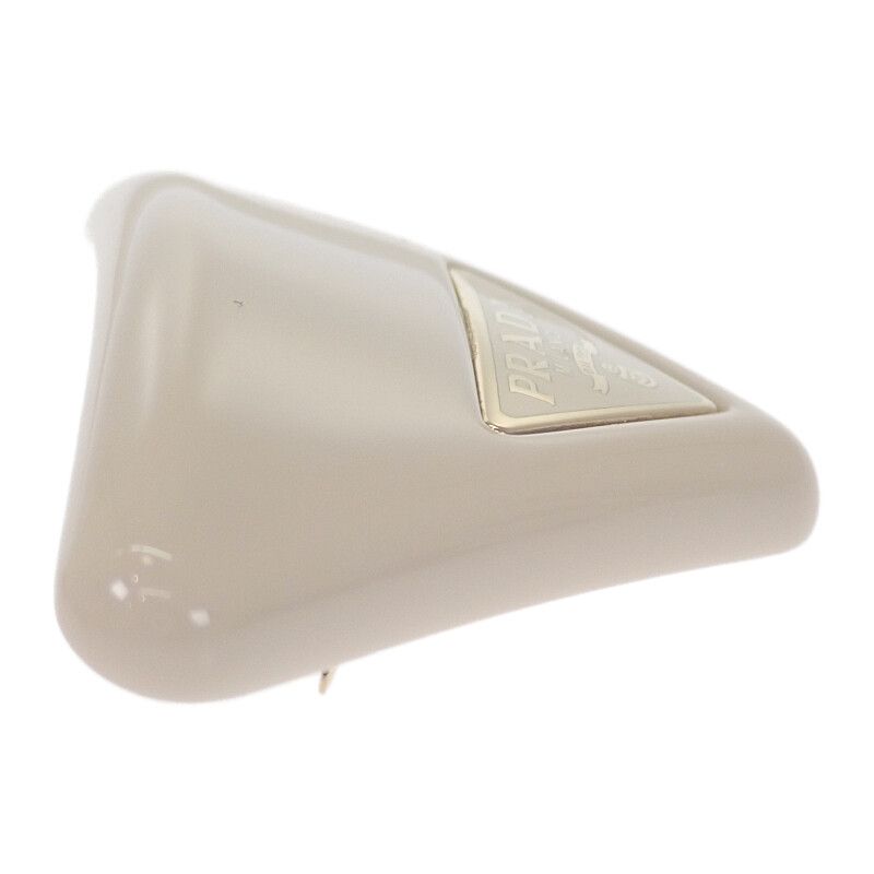 新品　プラダ　ヘアクリップ　アイボリー プラダ PRADA プレックス ヘアクリップ 1IF159_2CN4_F0304 ヘア