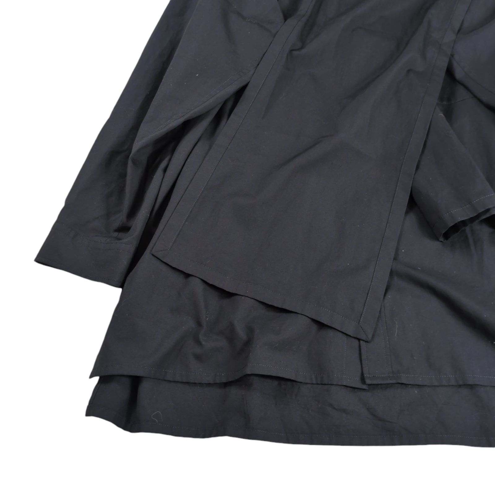 Yohji Yamamoto POUR HOMME power of the WHITE shirt 大判 Yohji Yamamoto POUR HOMME power of the WHITE shirt 大判