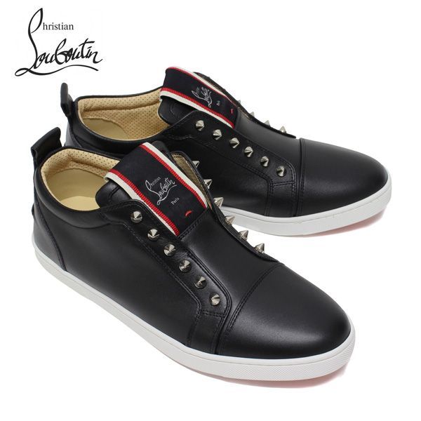 クリスチャンルブタン Christian Louboutin メンズ F.A.V Fique A Vontade スニーカー【BLACK】  3200465 BLACK/【2024SS】m-shoes