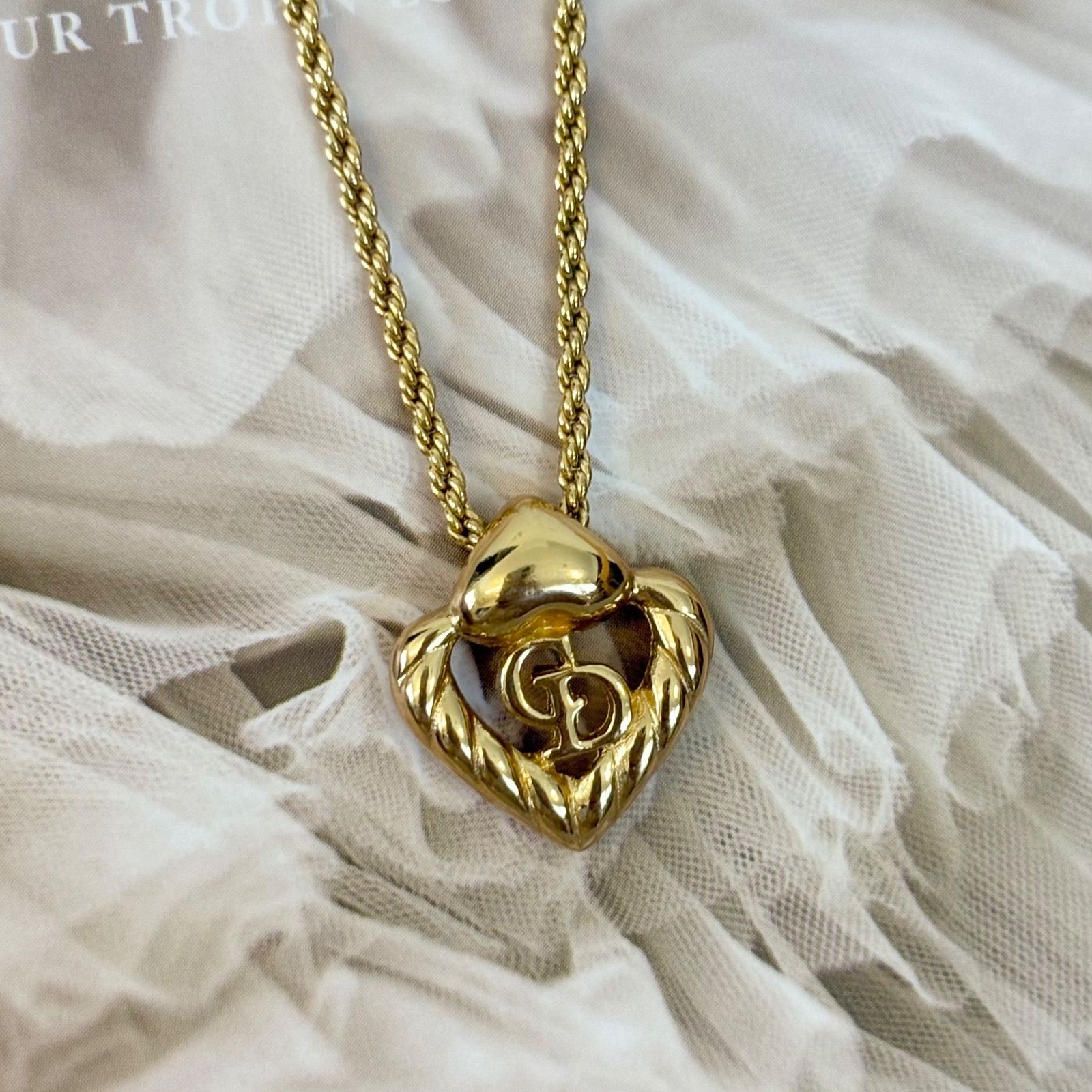 ★美品★ Dior ディオール CD ロゴ ネックレス イヤリング セット 楽天市場】Christian Dior イヤリング（ネックレス・ペンダント