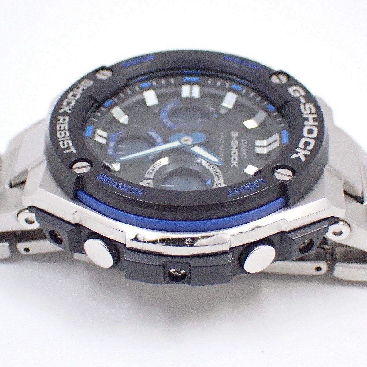 新作登場 カシオ G-SHOCK Gスチール ソーラー電波 アナデジ メンズ